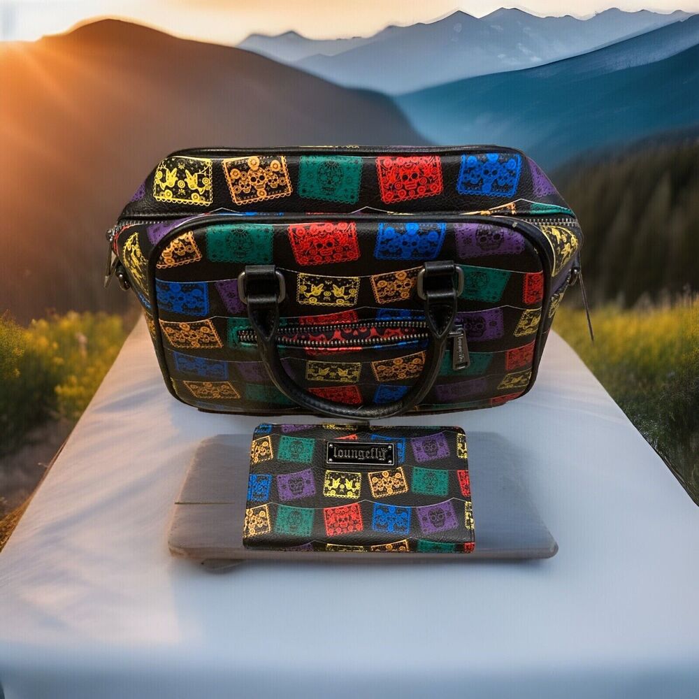 Loungefly Multicolor Patchwork Backpack - image 1